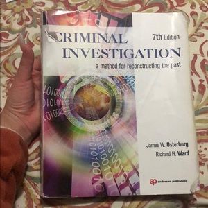 CRIMINAL INVESTIGATION 7TH ED. TXT BOOK (USED)